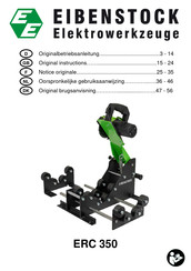 EIBENSTOCK ERC 350 Oorspronkelijke Gebruiksaanwijzing