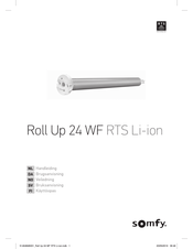 SOMFY Roll Up 24 WF RTS Li-ion Handleiding