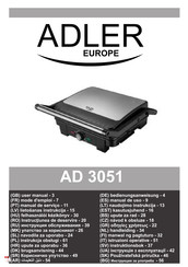 Adler europe AD 3051 Handleiding