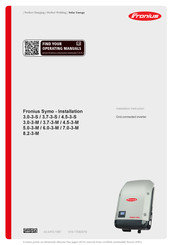 Fronius Symo 7.0-3-M Installatiehandleiding