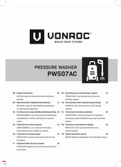 VONROC PW507AC Vertaling Van De Oorspronkelijke Gebruiksaanwijzing