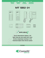 Comelit MT SB2 01 Technische Handleiding