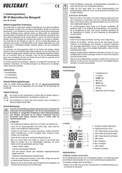 VOLTCRAFT MF-90 Gebruiksaanwijzing