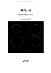 Proline VH6000T Handleiding