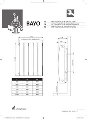 RADSON BAYO Installatiehandleiding