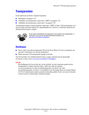Xerox Phaser 7750 Handleiding