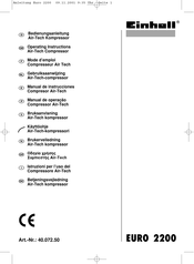 EINHELL Air-Tech EURO 2200 Gebruiksaanwijzing