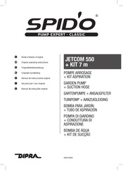 SPIDO JETCOM 550+KIT 7 m Originele Handleiding