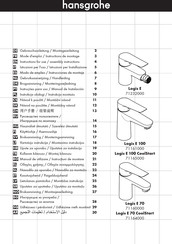 Hansgrohe Logis E 100 71161000 Gebruiksaanwijzing