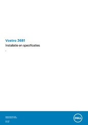 Dell Vostro 3681 Installatiehandleiding