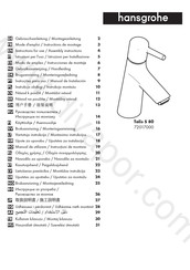 Hansgrohe Talis S 80 72017000 Gebruiksaanwijzing