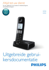 Philips D255 Gebruiksaanwijzing