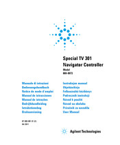 Agilent Technologies Special TV 301 Bedrijfshandleiding