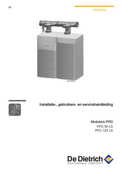 De Dietrich ADVANCE Modulens PRO PFC 120 LS Installatie-, Gebruikers En Servicehandleiding