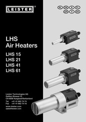 Leister LHS 21 L Gebruiksaanwijzing