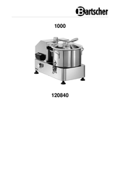 Bartscher 120840 Gebruiksaanwijzing