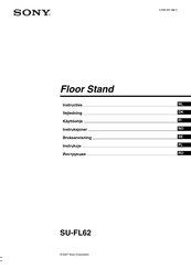 Sony SU-FL62 Instructies