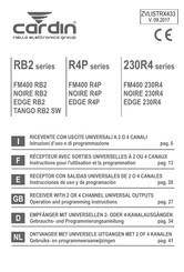 Cardin R4P Series Programmeerhandleiding