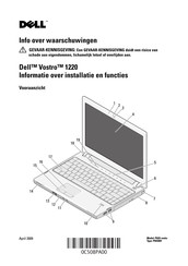 Dell Vostro 1220 Handleiding