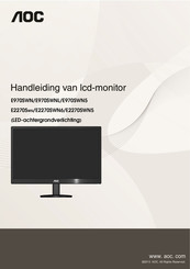 AOC E970SWNL Handleiding