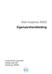 Dell P26F Handleiding