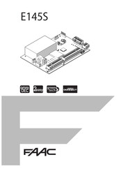 FAAC E145S Handleiding