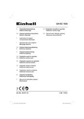 EINHELL GH-EC 1835 Originele Handleiding