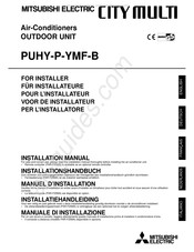 Mitsubishi Electric City Multi PUHY-P-YMF-B Installatiehandleiding