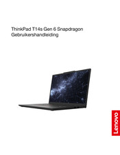 Lenovo ThinkPad T14s Gen 2 Gebruikershandleiding