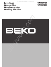 Beko WMB 51221 Handleiding