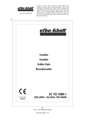 EFBE-SCHOTT SC TO 1080.1 Handleiding