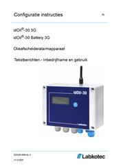 LABKOTEC idOil-30 Instructies