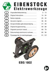 EIBENSTOCK EBS 1802 Oorspronkelijke Gebruiksaanwijzing