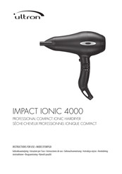 ultron IMPACT IONIC 4000 Gebruiksaanwijzing