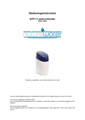 NatureWater SOFT-V Bedieningsinstructies