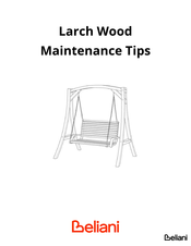 Beliani Larch Wood Maintenance Tips Handleiding