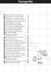 Hansgrohe Metris S 14063000 Gebruiksaanwijzing