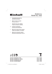 EINHELL 45.136.90 Originele Handleiding