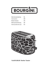 Bourgini Panther 14.4010.00.00 Gebruiksaanwijzing