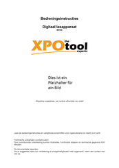 XPOtool 65103 Bedieningsinstructies