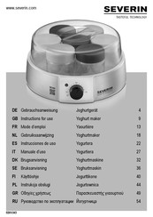 SEVERIN JG 3525 Gebruiksaanwijzing