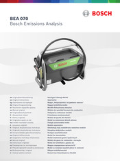 Bosch BEA 070 Oorspronkelijke Gebruiksaanwijzing