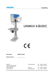 MAXION UNIMAX 4-BASIC Handleiding