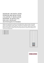 Stiebel Eltron HDB-E 21 Si Handleiding Voor Bediening En Installatie