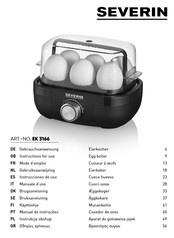 SEVERIN EK 3166 Gebruiksaanwijzing