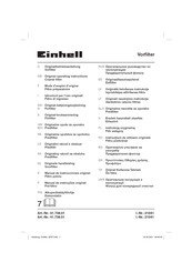 EINHELL 41.738.51 Originele Handleiding