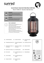 Sunred D-INDO-12T Handleiding