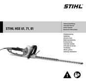 Stihl HSE 61 Handleiding