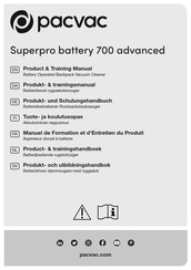 Pacvac Superpro battery 700 advanced Handboek