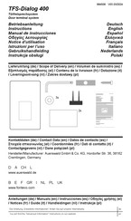 Auerswald TFS-Dialog 400 Gebruikshandleiding